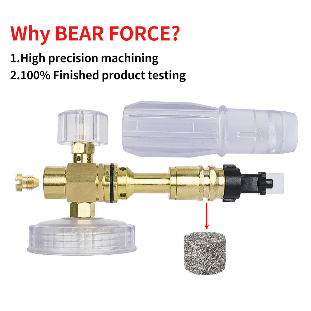 Transparent Snow Foam Lance fo - đánh giá và giá Bear Spray Clip