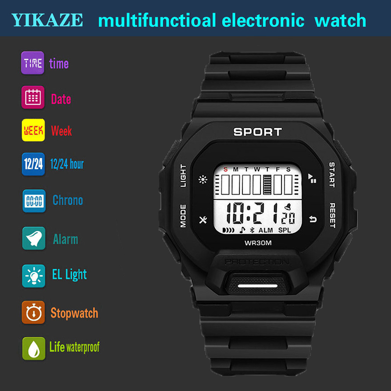 YIKAZE Men's Sports Watch Wate - đánh giá và giá Outdoor Adventure Watches