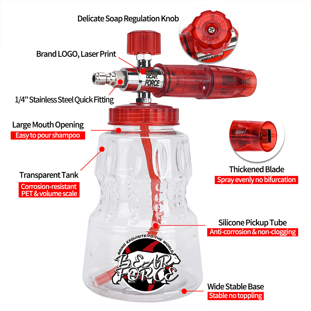 Pressure Washer Aluminum Foam  - đánh giá và giá Bear Spray Clip